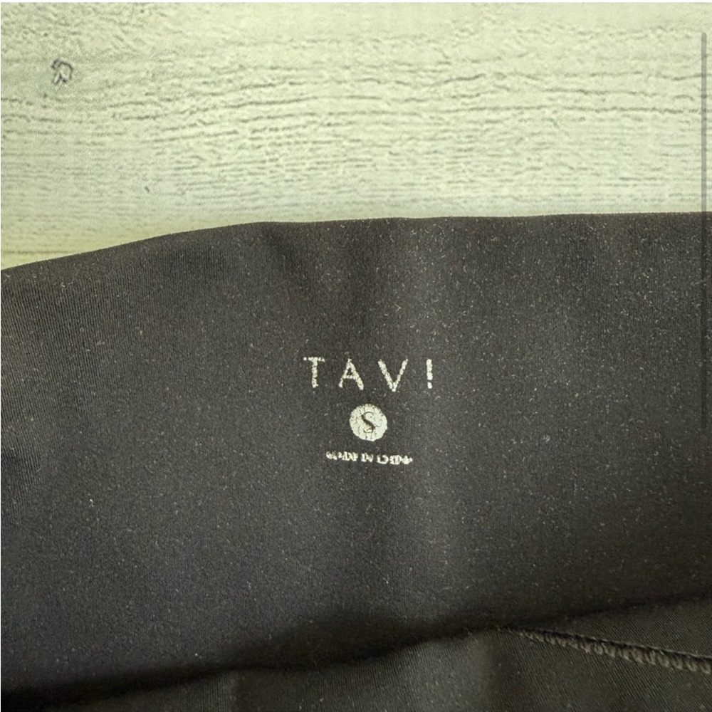 TaviSculpt® High Waisted Crop Leggings Black Size S - Picture 6 of 7